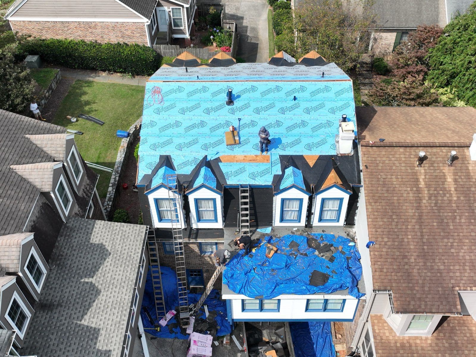 Roof Transformation Underway in Decatur GA